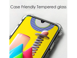 Tempered Glass / Screen Protector Guard Compatible for Samsung Galaxy M 21 / Samsung F 41 / Samsung / M 31 / Samsung 30 / Samsung M 30s / Samsung A 51 / Samsung A 50 (Transparent) with Easy Installation Kit (pack of 1)
